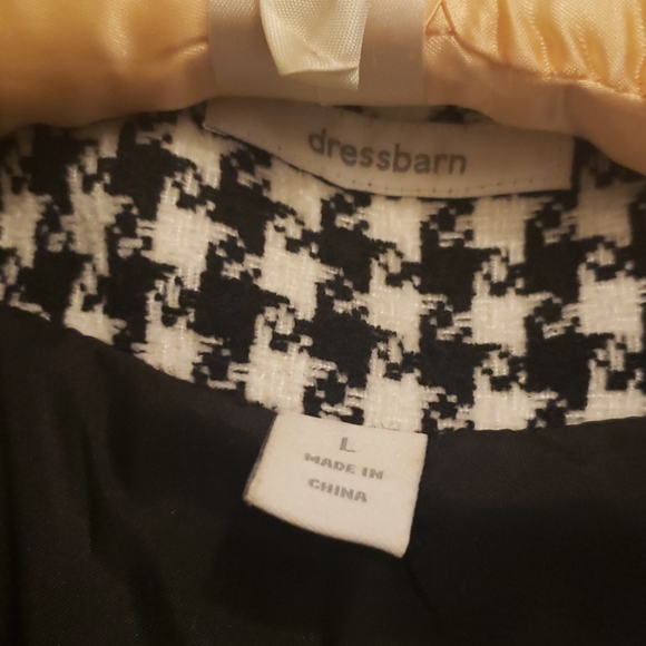 Dressbarn sz L Houndstooth caplet - Picture 3 of 6